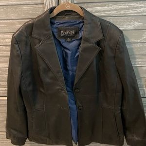 Wilson’s Black Leather Jacket